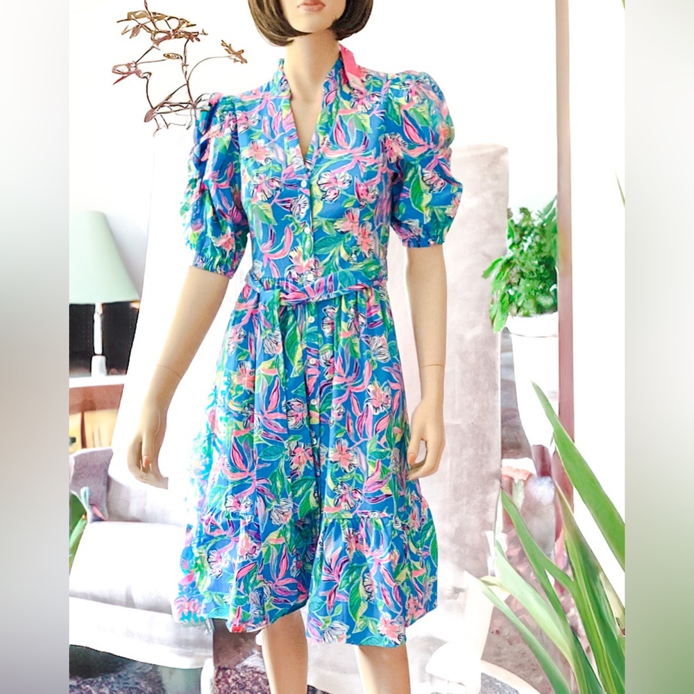 Lilly Pulitzer Shona Knee Length Dress ,Women's Size 00.